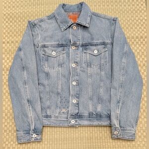 ONE OF A KIND Adriano Goldschmeid AG-ED Denim Jacket Distressed Men's Size Med